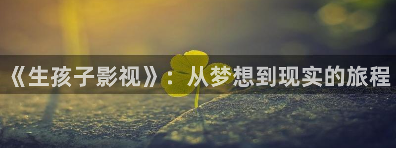 九七电影院婷婷：《生孩子影视》：从梦想到现实的旅程