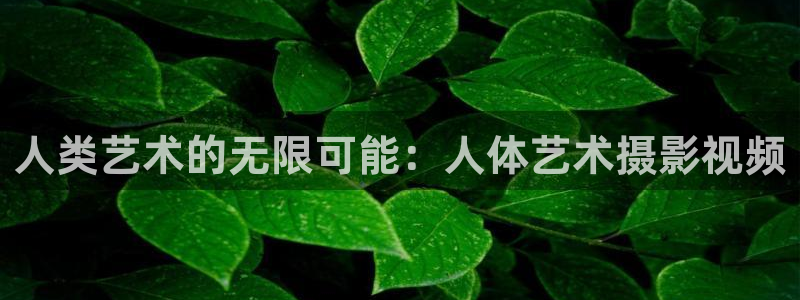 九七电影院的最新电影：人类艺术的无限可能：人体艺术摄影视频